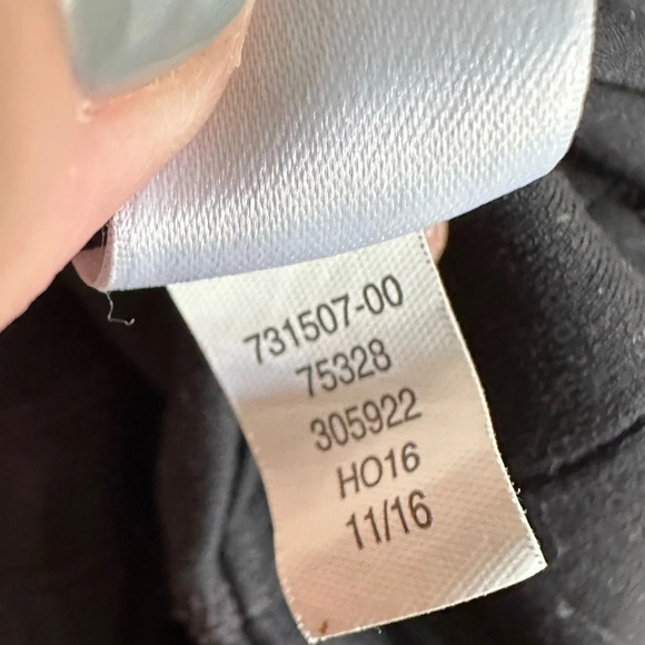 ATHLETA XXS Black Hi-Rise Leggings Mesh Detailed Ankles and Patterned Thigh - Picture 8 of 9